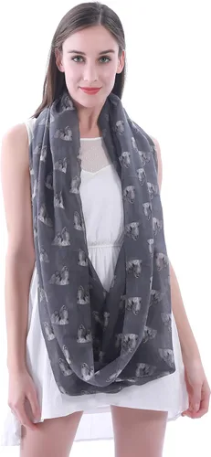 Miniatura 4 de Lina & Lily Shih Tzu - Bufanda ligera con estampado de perro para mujer, regalo para amantes de perros