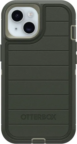 Miniatura 9 de OtterBox iPhone 14 y iPhone 13 (únicamente) - Funda de la serie Defender - Zapatos de ante azul - Solo funda - Sin pantalla - Resistente y duradero