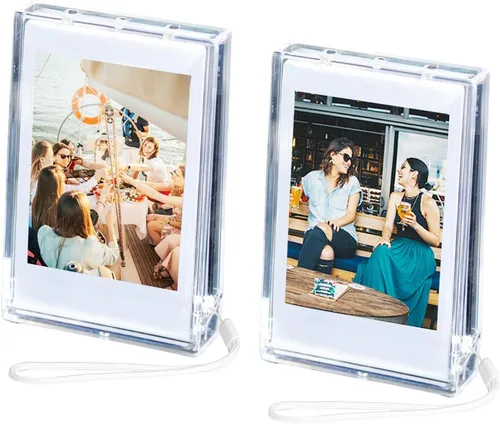Rieibi Estuche de almacenamiento para fotos Fujifilm Instax Mini Evo/12/11/9/8/7+/99/90/40/Link 3 pulgadas Film Photo – Caja de almacenamiento de