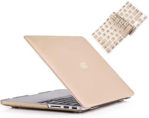 Miniatura 10 de RUBAN Funda para MacBook Retina Pro de 15 pulgadas A1398 (2015-2012), carcasa rígida de plástico liso mate con cubierta de teclado de TPU