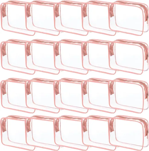 Miniatura 7 de Bolsas de cosméticos transparentes para mujeres y hombres, bolsas de aseo impermeables, bolsas de maquillaje de PVC, estuche organizador