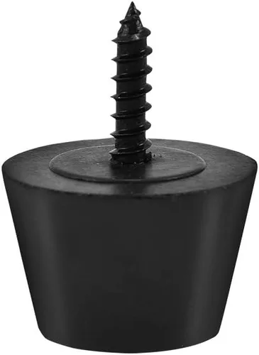 Pies de goma, 8 almohadillas de goma de repuesto de 1.181 x 0.787 in con tornillos a juego, para altavoz de alta fidelidad, guitarra, amplificador,