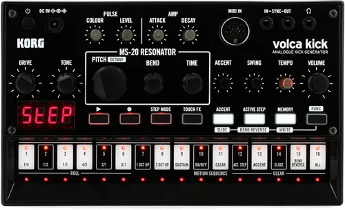 Miniatura 8 de Máquina analógica de ritmo Korg Volca Beats, Negro, S