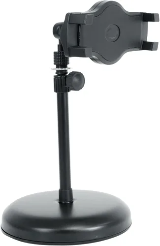 Miniatura 3 de Rockville iStand 7 - Soporte de escritorio ajustable para iPad/iPhone/tablet/teléfono, giro 360, clip de micrófono incluido, perfecto para karaoke