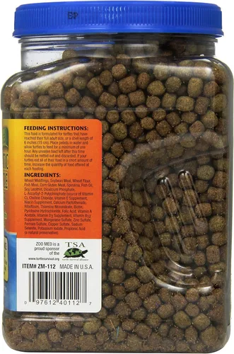Miniatura 3 de Zoo Med Comida Acuática Natural para Tortugas, Fórmula de Mantenimiento, 24 Onzas