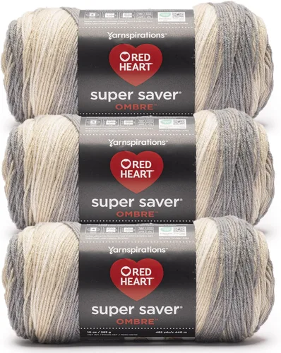 Miniatura 66 de Red Heart Hilo Super Saver, paquete de 3, estampado artístico, 3 unidades Estampado De Artista
