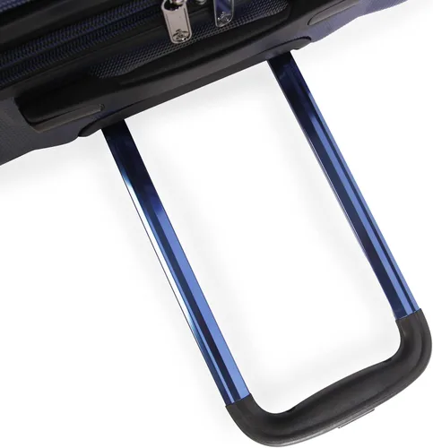 Miniatura 12 de Original Penguin Gibson - Juego de maleta expandible de 3 piezas con ruedas giratorias, color azul metálico, Azul metálico, Gibson - Juego de 3