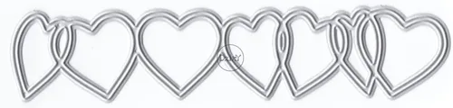 Miniatura 18 de DzIxY Troqueles de corte de metal en forma de corazón simples para kit de fabricación de tarjetas, juegos de troqueles de papel en relieve, 7