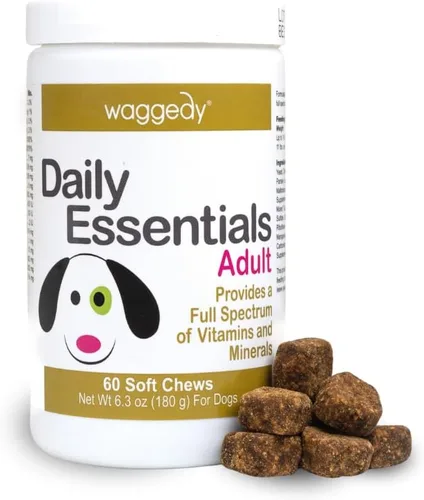 Miniatura 11 de waggedy Daily Essentials - Masticables suaves para adultos, multivitamínico para perros y partidario del sistema inmunológico, suplemento