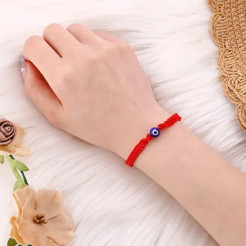 Miniatura 31 de SUMMER LOVE Handmade Jewelry Evil Eye Bracelets with Card,Black Red String Bracelets Kabbalah Protection Luck Amulet for Women Men Friends Pulseras