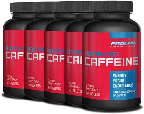 Miniatura 10 de ProLab Nutrition Advanced Caffeine 200 mg, tabletas de cafeína natural de acción rápida con extracto de té verde, energía limpia, enfoque mental