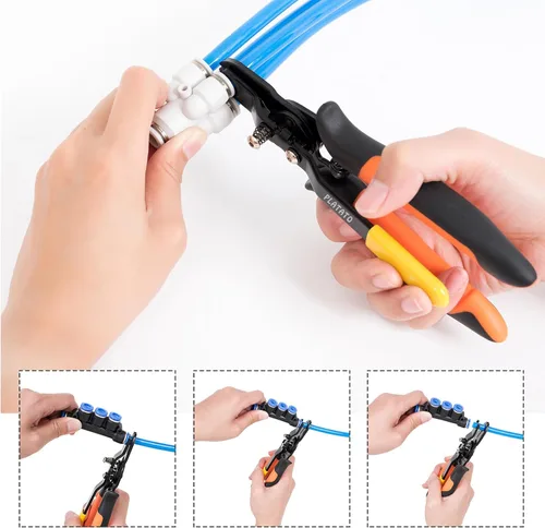 Miniatura 4 de PLATATO Accesorios de empuje para conectar Desconexión Pinza Herramienta para quitar accesorios neumáticos de empuje de 1/4”, 5/16” (6mm, 8mm)
