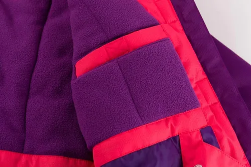 Miniatura 69 de Chaqueta de esquí impermeable para niñas, chaqueta de snowboard para exteriores, resistente al viento, con forro polar, abrigo de nieve cálido