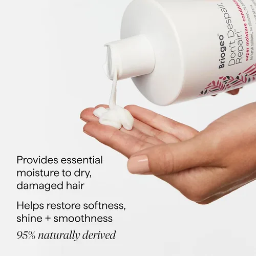 Miniatura 4 de Briogeo ¡No te desesperes, repara! Acondicionador de súper humedad, para cabello seco y dañado, hidratante capilar con aceite de argán, vegano, sin