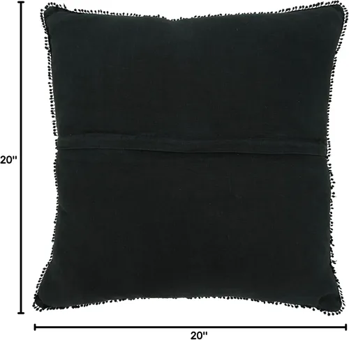 Miniatura 4 de SARO LIFESTYLE Almohada de diseño Pom Pom con relleno de plumón