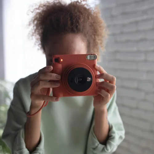 Miniatura 3 de Instax Cámara instantánea Square SQ1, naranja terracota