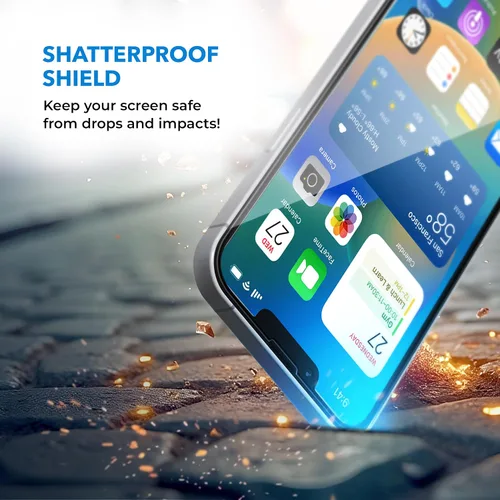Miniatura 4 de Deppa Pack de 2 Protector de pantalla para iPhone Air (6.5") con bandeja de instalación inteligente Libre de polvo y burbujas Vidrio