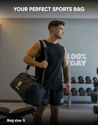 Miniatura 2 de FIGHTR Sports bag & travel Duffel bag for men and women - with shoe compartment & wet compartment - bag for sports, fitness & travel - training bag