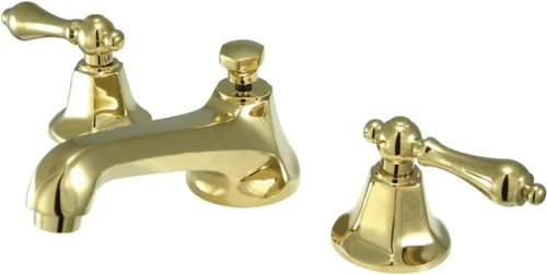 Miniatura 11 de Kingston Brass KS4463AL Grifo de baño extendido de 8 pulgadas, latón antiguo