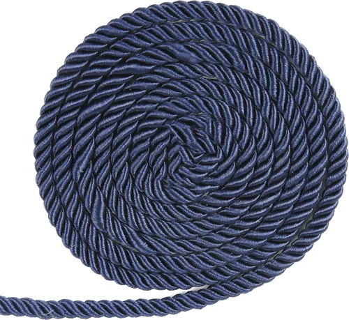 Miniatura 13 de BEL AVENIR Cuerda trenzada de 0.236 in y 16 yardas, cuerda decorativa de nailon hecha a mano para costura, manualidades, tapicería, decoración