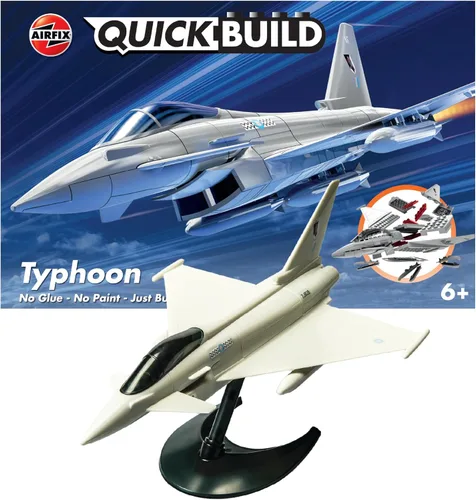 Miniatura 15 de Airfix Quickbuild Messerschmitt 109 - Kit de construcción de modelo de plástico de avión en ladrillo J6001