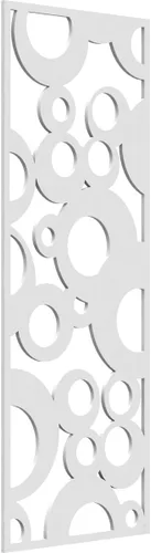 Miniatura 73 de Farwell Paneles de pared decorativos de madera con calado, 13 3/8 pulgadas de ancho x 34 3/8 pulgadas de alto x 1/4 de alto, roble rojo rojo