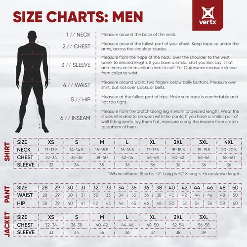 Miniatura 6 de Vertx Pantalones tácticos Fusion Lt Stretch para hombre para CCW, senderismo