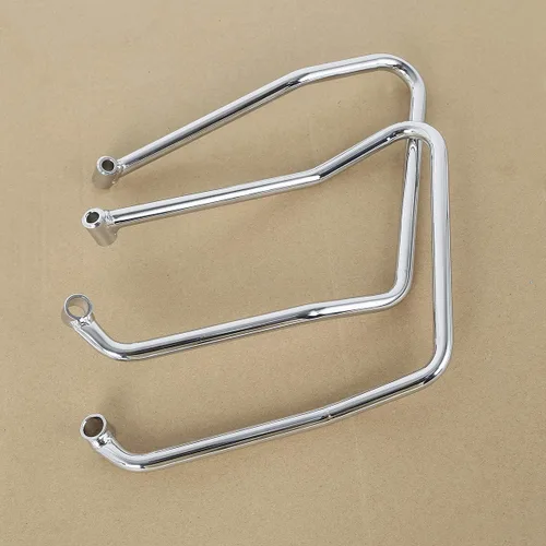 Miniatura 5 de TCT-MOTORPARTS Soportes de Bolsa de Sillín para Harley Sportster Custom Roadster Low 2004-2016 XL883 XL1200 15 14 13 06 07 08 13 Cromo Cromado