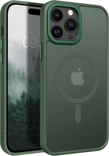 Miniatura 19 de BENTOBEN Funda magnética para iPhone 14 Pro [compatible con Magsafe] translúcida mate 14 Pro, delgada, a prueba de golpes, para mujeres, hombres