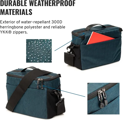 Miniatura 5 de Tenba BYOB 7 para cámara fotográfica, inserto - Convierte cualquier bolsa en una bolsa para cámaras DSLR y sin espejo y lentes – Negro (636-626)