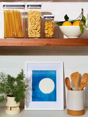Miniatura 3 de OXO Good Grips - Contenedor POP de 4.4 cuartos de galón/4.2 L, recipientes herméticos para almacenamiento de alimentos Blanco