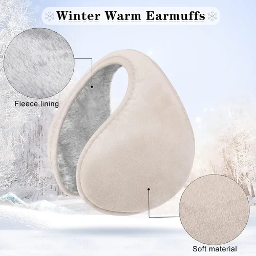 Miniatura 2 de Motarto Conjunto cálido de invierno, bufanda de punto, gorro, guantes para pantalla táctil, calentador de oídos, equipo para clima frío para hombres