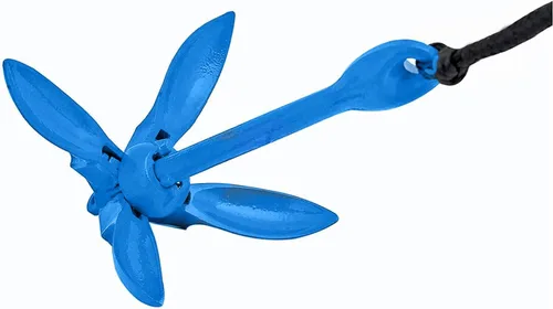 Miniatura 4 de XIALUO Kits de anclaje para kayak marino, accesorios de anclaje plegable de 3.5 libras con cuerda de 30 pies para kayaks de pesca, canoa, moto 3.5lb
