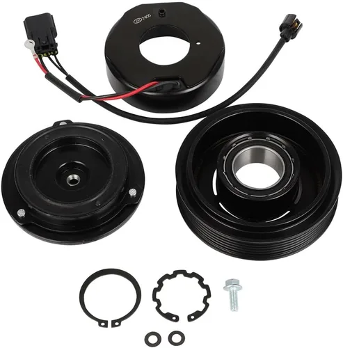 Miniatura 39 de cciyu Embrague del compresor del aire acondicionado para Ford Focus 2.0L 2000-2002 Asamblea de compresores de reparación de automóviles 57162 58162