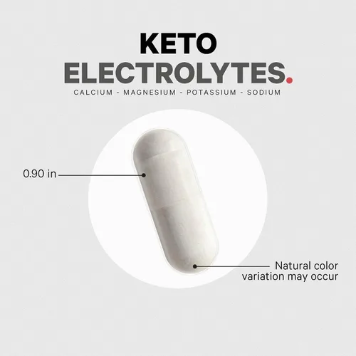 Miniatura 8 de Codeage Suplemento de electrolitos cetogénicos, tabletas de electrolitos veganos con magnesio, potasio, calcio y sal, píldoras de sal en polvo