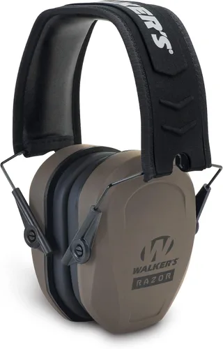 Miniatura 2 de Walker's Razor - Orejeras pasivas delgadas – Auriculares de perfil ultra bajo – Tierra oscura plana y deportiva lentes de policarbonato de alta