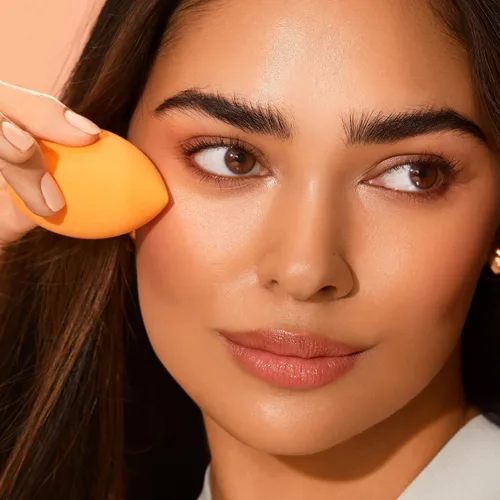 Miniatura 10 de Real Techniques - Juego de 8 piezas de brochas y esponjas Level Up, brochas de maquillaje para sombra de ojos, base, colorete y bronceador, esponja