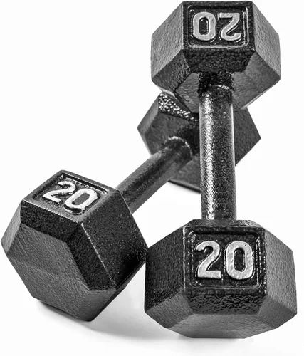 Miniatura 42 de CAP Barbell Mancuerna hexagonal de hierro fundido Múltiples opciones