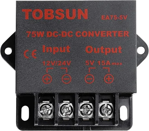 Miniatura 9 de Convertidor CC Regulador reductor 5V Regulado Fuentes de alimentación Convertidor de transformador (5V 3A 15W)