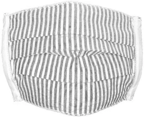 Miniatura 16 de Avery Hill Tapabocas en tela de algodón, lavable, reutilizable, protección contra el polvo y polución, Fishbone Turquesa Bronceado