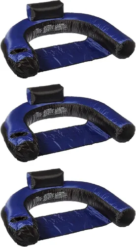 Miniatura 6 de Swimline Flotador inflable de nailon para piscina con asiento en U (paquete de 3)