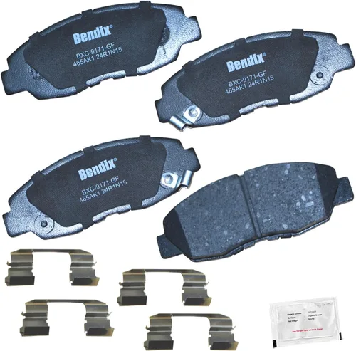 Miniatura 353 de Pastillas de freno delanteras cerámicas Bendix Priority1 CFC2302 para Hyundai Elantra 2021, Sonata 2022-2020, Kia K5 2023-2021