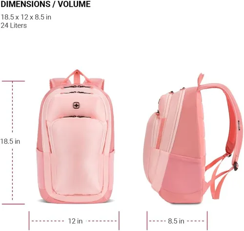 Miniatura 5 de SwissGear Mochila para laptop, Azul marino jaspeado