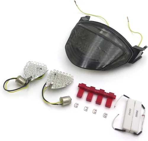 SMT - Luz de freno trasera LED compatible con motocicleta Suzuki GSXR 1000 SMOKE 2005-2006 [B00XIRXOB4]