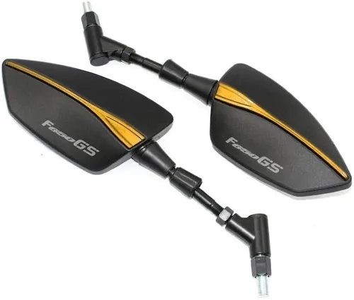 Miniatura 6 de W for BMW F650GS F650 GS F 650 GS All Years Motorcycle Adjustabale Side Rearview Mirrors Y (Color : Black)