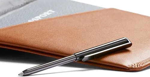 Miniatura 5 de Bellroy Billetera de viaje, titular de documentos de viaje (pasaporte, billetes, efectivo, tarjetas y bolígrafo) -, Caramelo, Wtrb