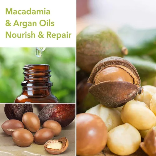 Miniatura 7 de Macadamia Professional Champú nutritivo reparador para el cabello, limpiador hidratante de aceite de argán para el cuidado del cabello seco dañado