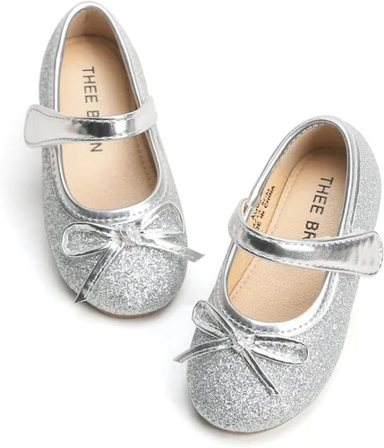 Miniatura 26 de Zapatos THEE BRON de vestir, planos, de ballet, Mary Jane, para niña pequeña