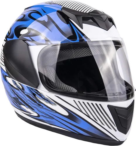 Miniatura 8 de Typhoon Youth Casco de motocicleta de cara completa para niños