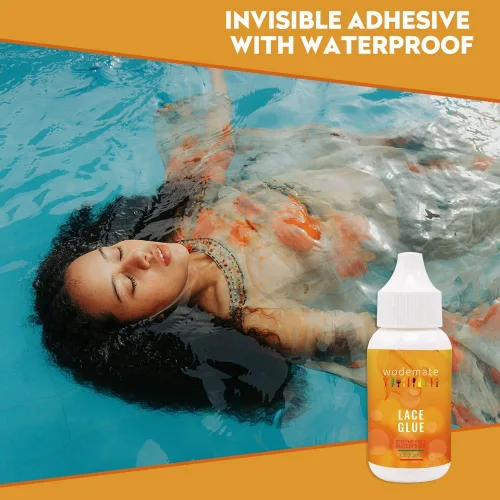 Miniatura 2 de Pegamento adhesivo para el cabello para pelucas de encaje frontal, pegamento de agarre fuerte para pelucas y sistemas de cabello, unión invisible